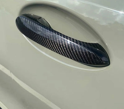 Couvre-Poignées Porte Carbone BMW Série 5 M5 G30 F90 - vue arrière - Becquet Voiture