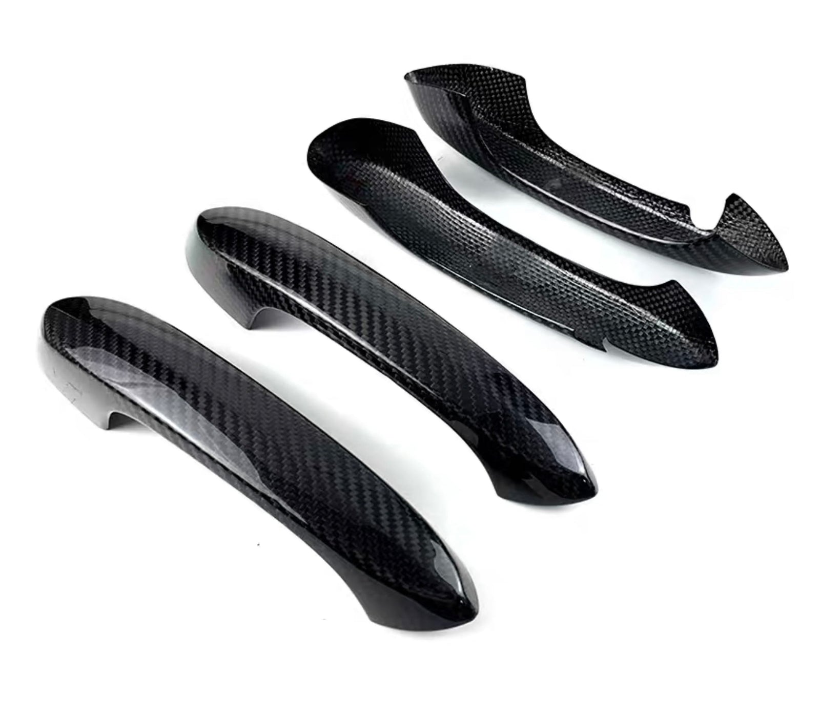 Couvre-Poignées Porte Carbone BMW Série 5 M5 G30 F90 - vue de face - Becquet Voiture