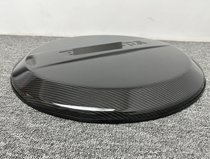 Carbon-Reserveradabdeckung Mercedes G-Klasse W463A W464 2019–2024 - Rückansicht - Becquet Voiture