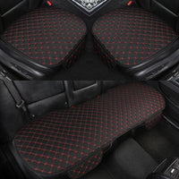Couvre Siège Protection Cuir Synthétique Noir Gris Marron - détail du montage - Becquet Voiture