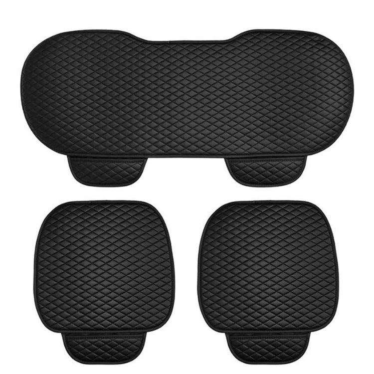 Couvre Siège Protection Cuir Synthétique Noir Gris Marron - vue de face - Becquet Voiture