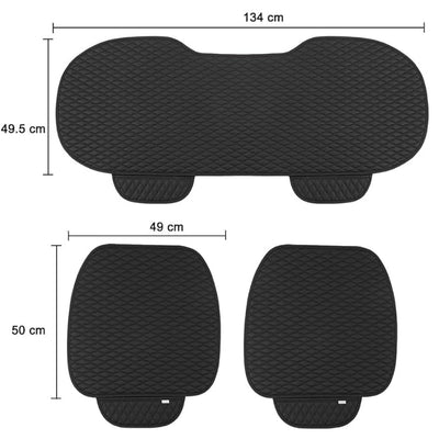 Couvre Siège Protection Cuir Synthétique Noir Gris Marron - vue de profil - Becquet Voiture