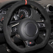 Couvre Volant Audi 8P TT R8 Cuir Alcantara Surpiqures Racing