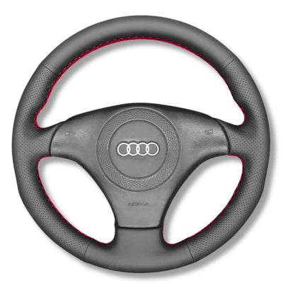 Couvre Volant Audi A3 TT 8N Cuir Alcantara - installé sur véhicule - Becquet Voiture