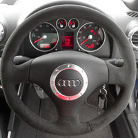 Couvre Volant Audi A3 TT 8N Cuir Alcantara - vue de profil - Becquet Voiture