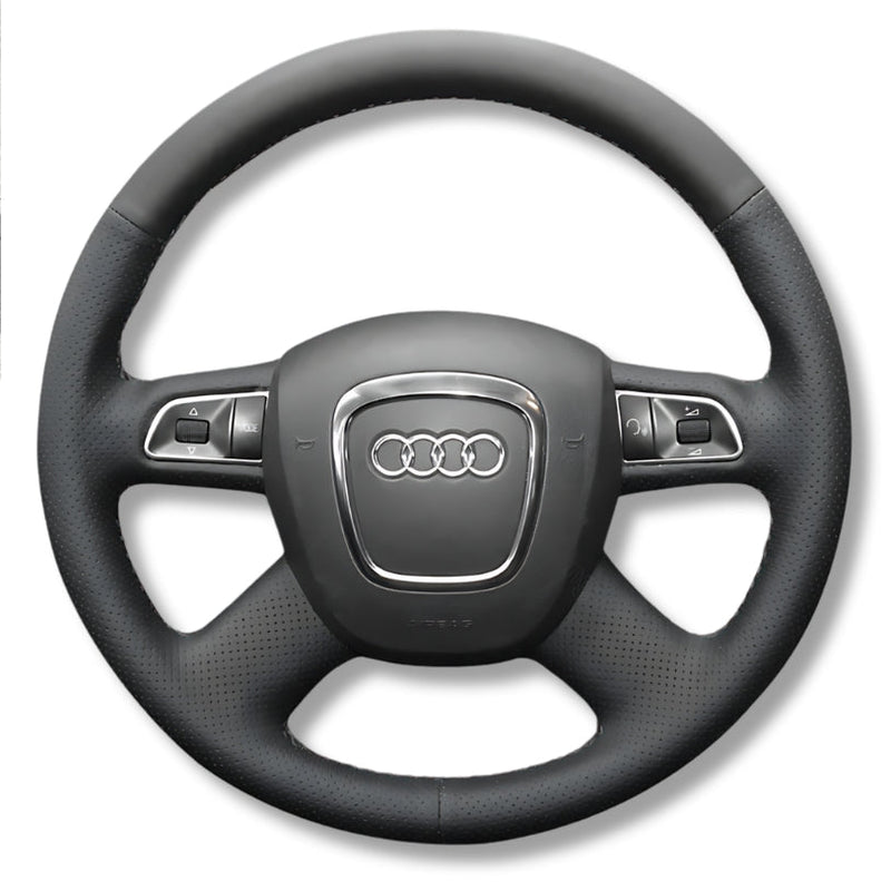 Lenkradbezug Audi B7 4-Speichen Leder - Rückansicht - Becquet Voiture