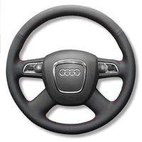 Lenkradbezug Audi B7 4-Speichen Leder - Vorderansicht - Becquet Voiture