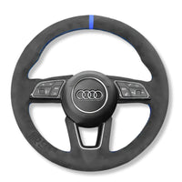 Couvre Volant Audi B9 Rond Alcantara 38cm - installé sur véhicule - Becquet Voiture