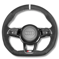 Couvre Volant Audi R8 TT GEN2 Surpiqûres Personnalisables - packshot studio - Becquet Voiture