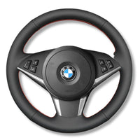 Couvre Volant BMW E60 Cuir Alcantara - vue arrière - Becquet Voiture