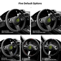 Couvre Volant BMW en alcantara à coudre - vue de profil - Becquet Voiture
