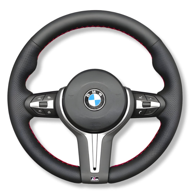 Couvre Volant BMW F10 F20 F30 Cuir Alcantara - packshot studio - Becquet Voiture