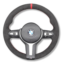 Couvre Volant BMW F10 F20 F30 Cuir Alcantara - vue de face - Becquet Voiture