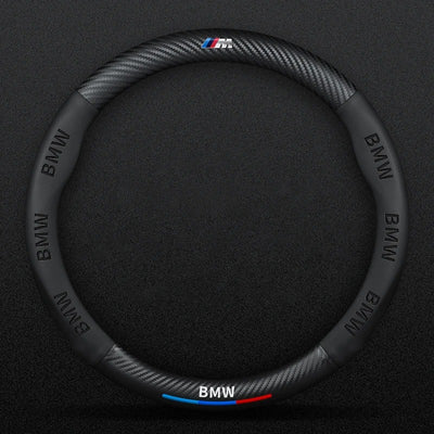Couvre volant BMW fibre de carbone - installé sur véhicule - Becquet Voiture