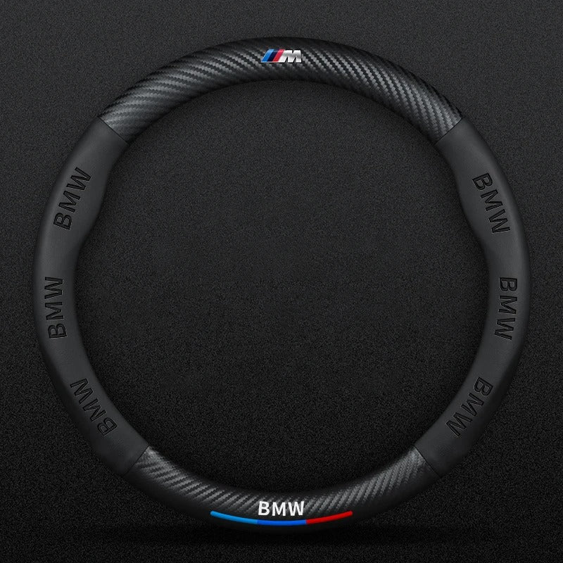Couvre volant BMW fibre de carbone - installé sur véhicule - Becquet Voiture