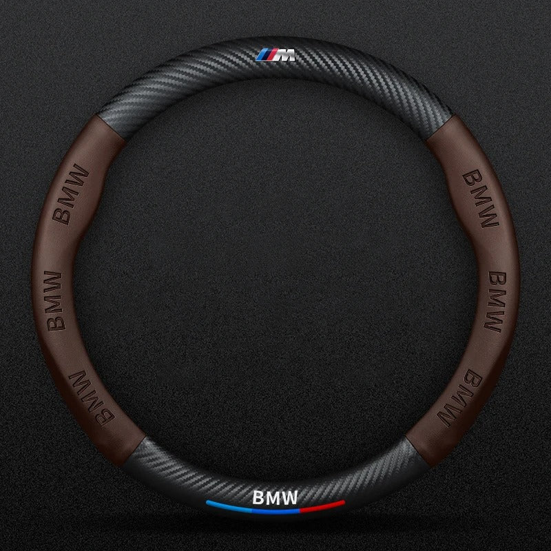 Couvre volant BMW fibre de carbone - packshot studio - Becquet Voiture