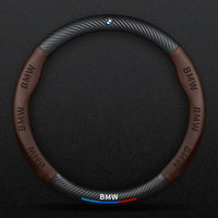 Couvre volant BMW fibre de carbone - vue arrière - Becquet Voiture