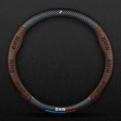 Couvre volant BMW fibre de carbone - vue arrière - Becquet Voiture