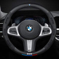 Couvre volant BMW fibre de carbone - vue de face - Becquet Voiture