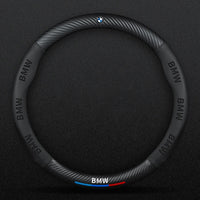 Couvre volant BMW fibre de carbone - vue de profil - Becquet Voiture