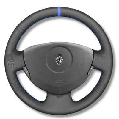 Couvre Volant Clio 2 Cuir Alcantara 38cm - packshot studio - Becquet Voiture