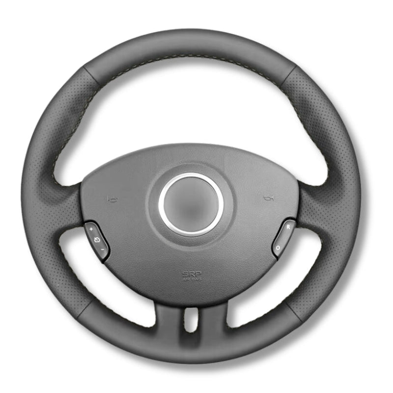 Couvre Volant Clio 3 RS GT Cuir Alcantara - détail du montage - Becquet Voiture