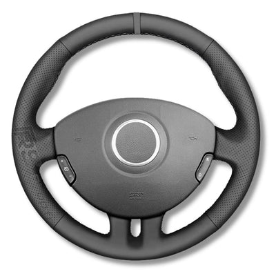 Couvre Volant Clio 3 RS GT Cuir Alcantara - installé sur véhicule 2 - Becquet Voiture