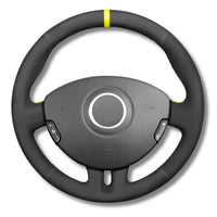 Couvre Volant Clio 3 RS GT Cuir Alcantara - installé sur véhicule - Becquet Voiture