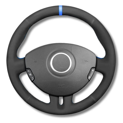 Couvre Volant Clio 3 RS GT Cuir Alcantara - packshot studio - Becquet Voiture