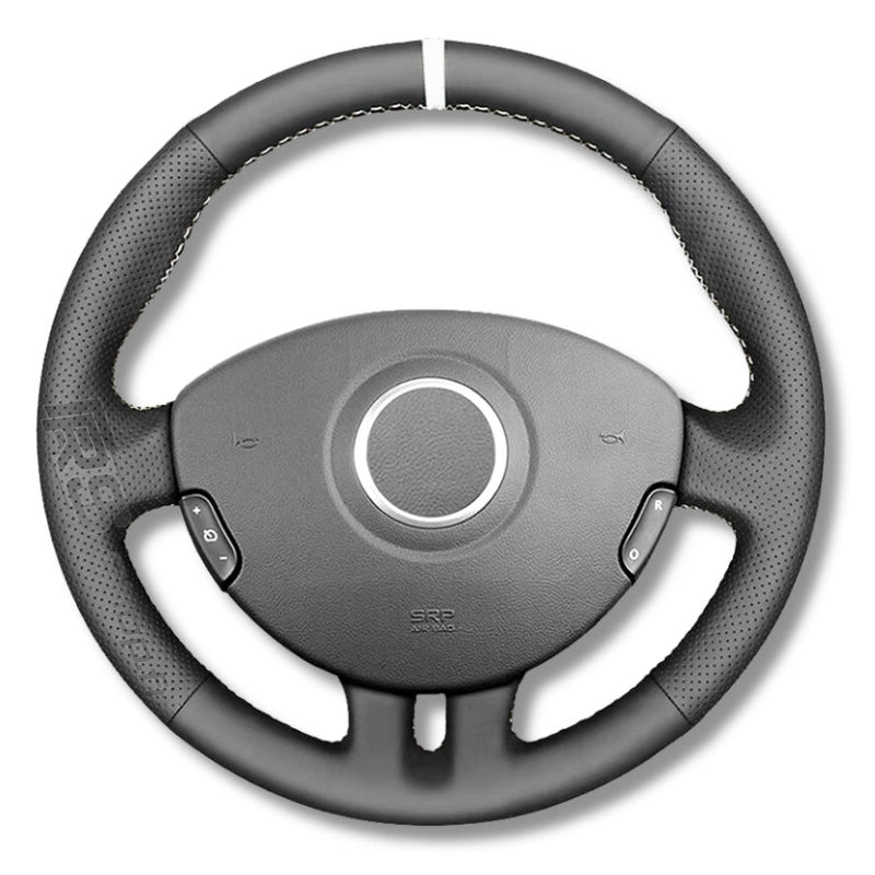 Couvre Volant Clio 3 RS GT Cuir Alcantara - vue arrière 2 - Becquet Voiture