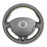 Couvre Volant Clio 3 RS GT Cuir Alcantara - vue de dessus - Becquet Voiture