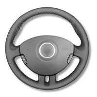 Couvre Volant Clio 3 RS GT Cuir Alcantara - vue rapprochée - Becquet Voiture