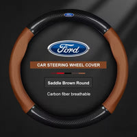 Couvre volant Ford en cuir - vue arrière - Becquet Voiture