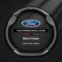 Couvre volant Ford en cuir - vue de profil 2 - Becquet Voiture
