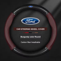Couvre volant Ford en cuir - vue de profil - Becquet Voiture
