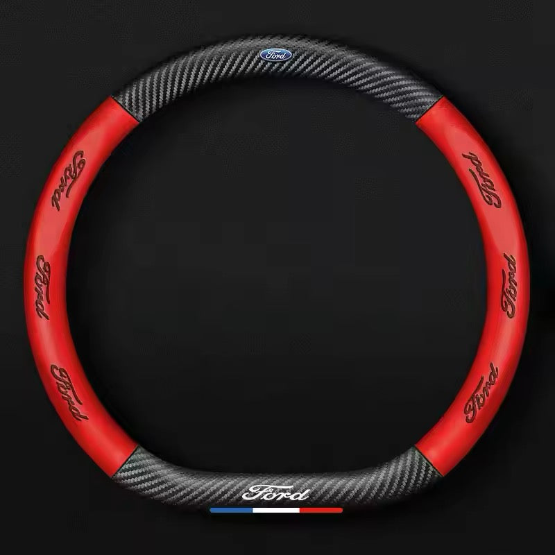 Couvre volant Ford fibre de carbone - packshot studio - Becquet Voiture