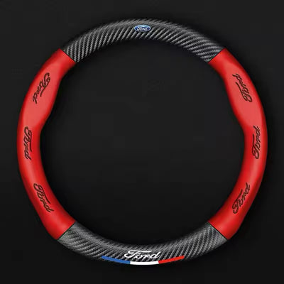 Couvre volant Ford fibre de carbone - vue arrière - Becquet Voiture
