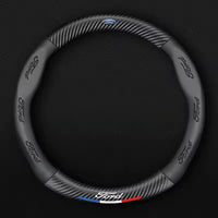 Couvre volant Ford fibre de carbone - vue de profil - Becquet Voiture