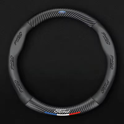 Couvre volant Ford fibre de carbone - vue de profil - Becquet Voiture