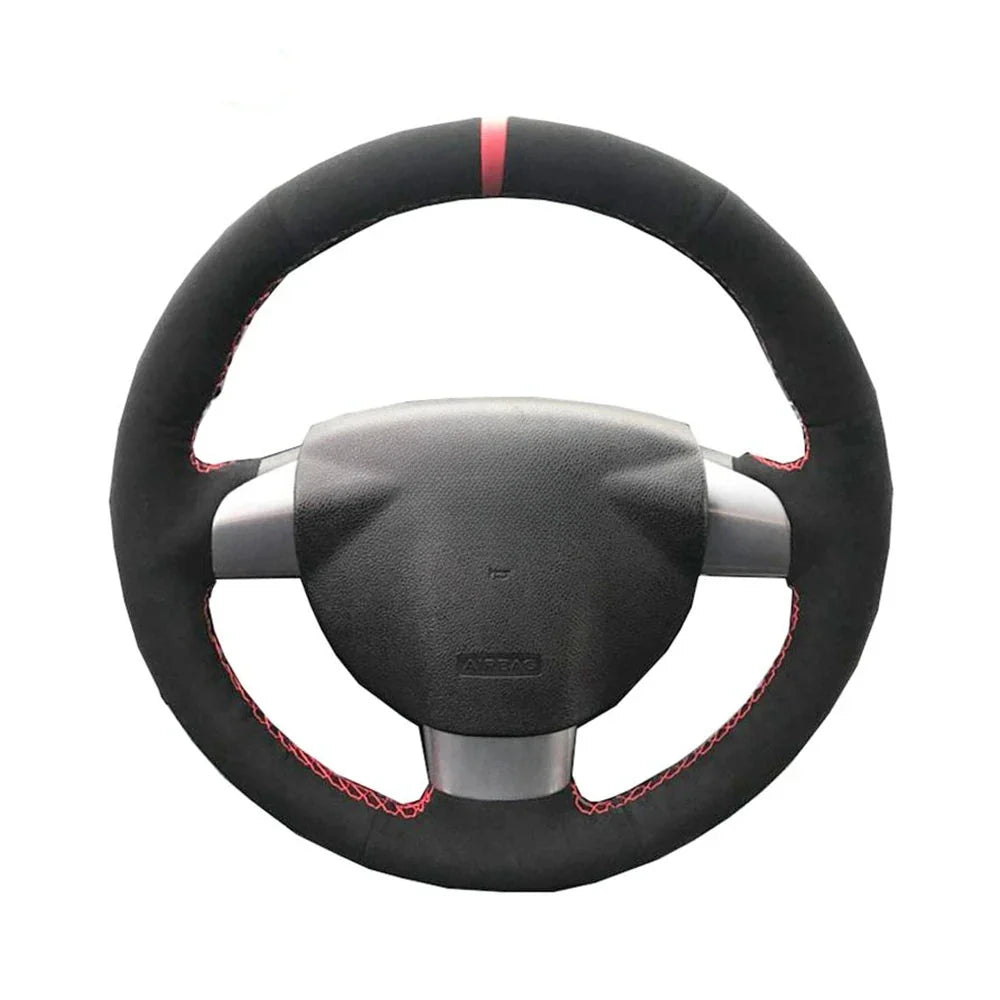 Couvre Volant Ford Focus Mk2 Surpiqûres - vue de face - Becquet Voiture