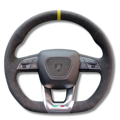 Couvre Volant Lamborghini Urus Alcantara 38cm - packshot studio - Becquet Voiture