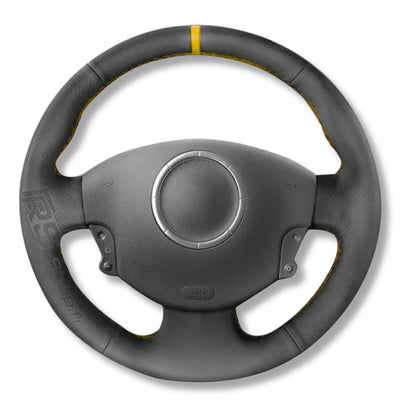 Couvre Volant Megane 2 Cuir Alcantara 38cm - packshot studio - Becquet Voiture