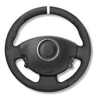 Couvre Volant Megane 2 Cuir Alcantara 38cm - vue arrière - Becquet Voiture
