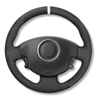 Couvre Volant Megane 2 Cuir Alcantara 38cm - vue arrière - Becquet Voiture