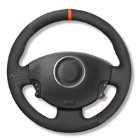 Couvre Volant Megane 2 Cuir Alcantara 38cm - vue de face - Becquet Voiture
