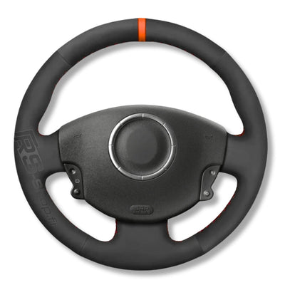 Couvre Volant Megane 2 Cuir Alcantara 38cm - vue de face - Becquet Voiture