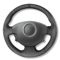 Couvre Volant Megane 2 Cuir Alcantara 38cm - vue de profil 2 - Becquet Voiture