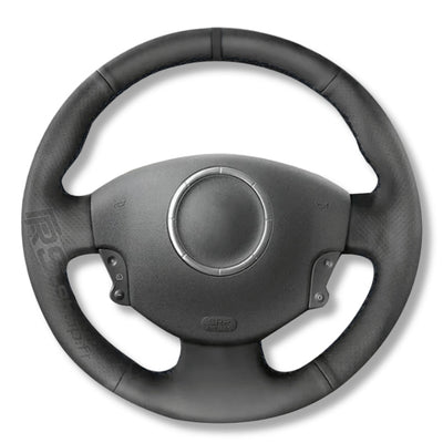 Couvre Volant Megane 2 Cuir Alcantara 38cm - vue de profil 2 - Becquet Voiture
