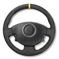 Couvre Volant Megane 2 Cuir Alcantara 38cm - vue rapprochée - Becquet Voiture