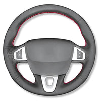 Couvre Volant Megane 3 RS Cuir Alcantara 38cm - packshot studio 2 - Becquet Voiture